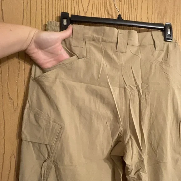 Men's TacVAsen Pants Nylon Outdoor Cargo Utility khaki tan Size 36 - Picture 7 of 9